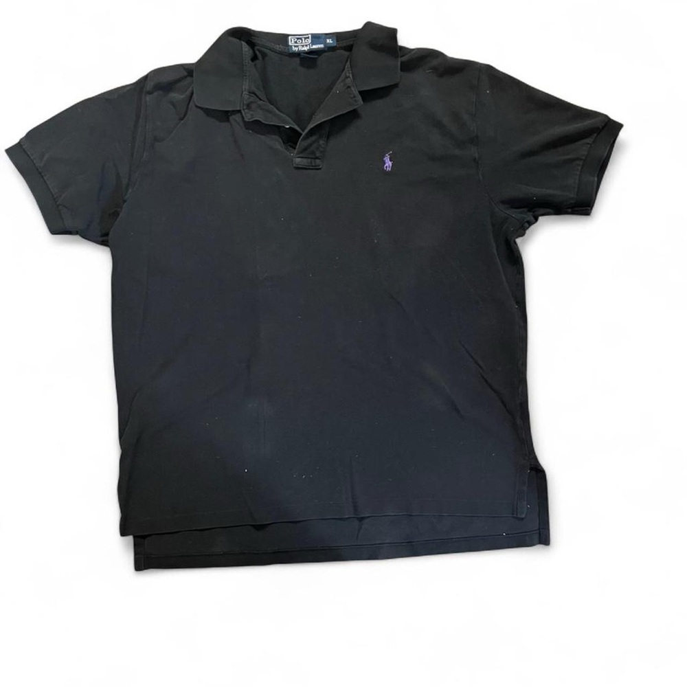 Polo by Ralph Lauren Black Polo with Purple Pony